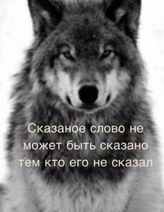 ☝Сказаное слово не может быть сказано тем кто его не сказал☝