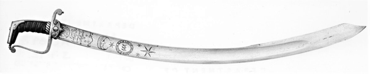 Кавалерийская сабля (Германия, 1800) из коллекции Royal Armouries (Britain).