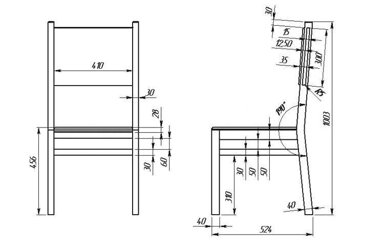 Как сделать стул из дерева своими руками: фото и чертежи