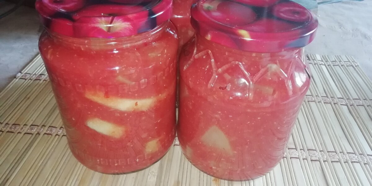 Острая закуска из кабачков на зиму.