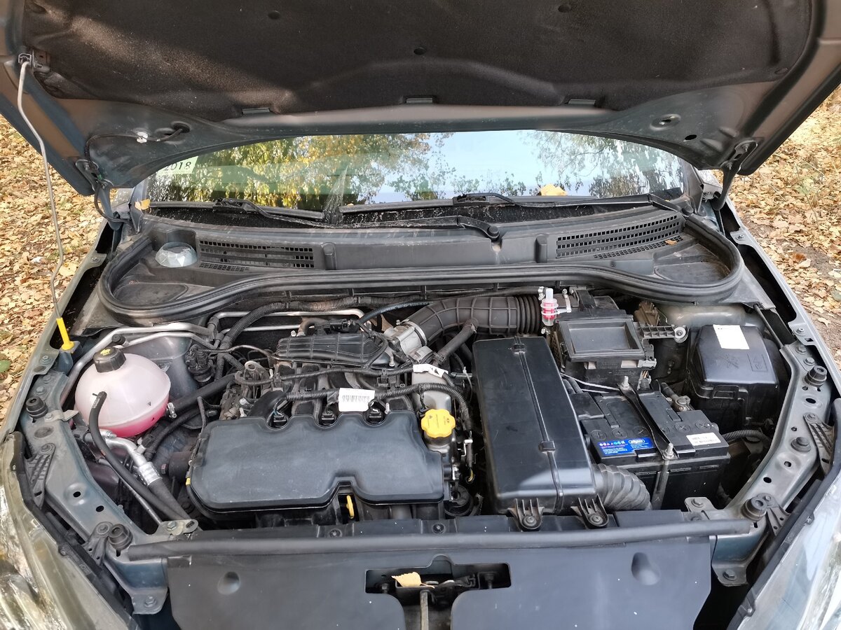 Лада Веста, врезка фильтра в первый контур отвода картерных газов ...