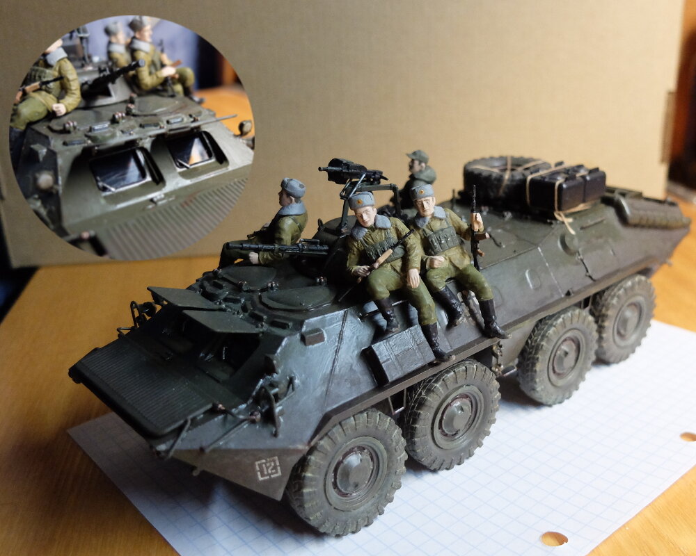 1/35 БТР-70 (Звезда), Советский десант (ICM)