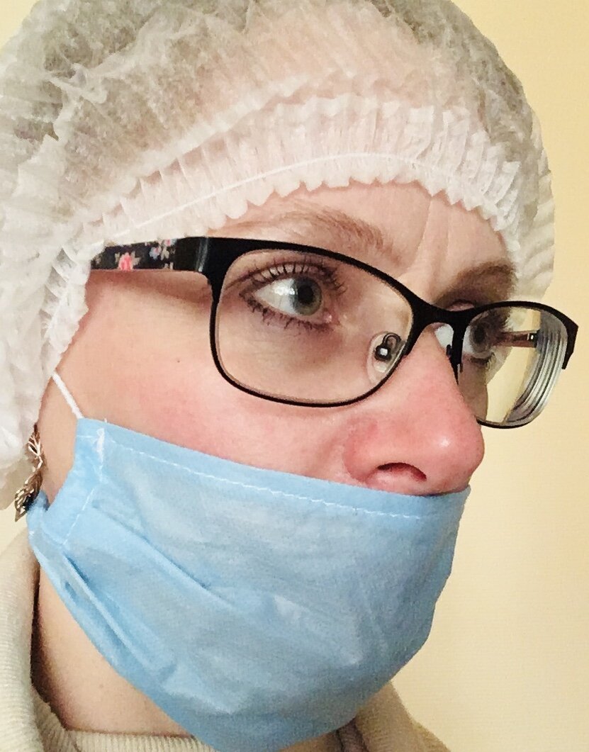 А вот так маску носить нельзя. Фото автора. 