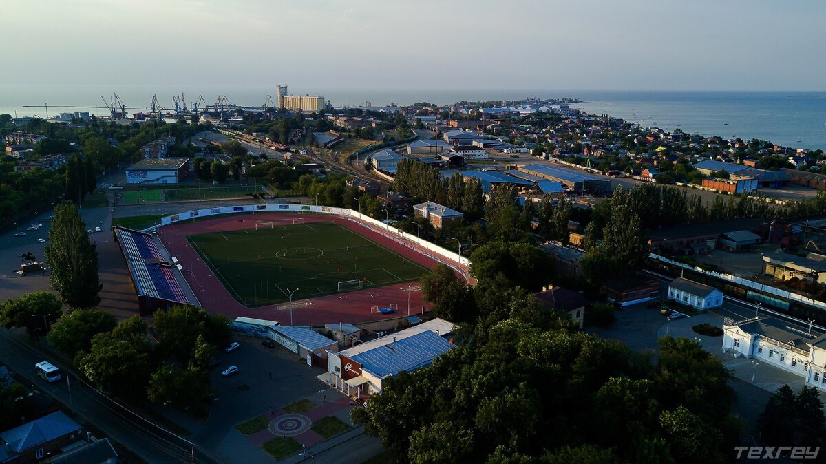 Ейск с высоты.