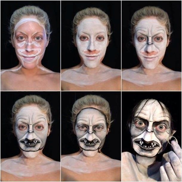 Пошаговый грим.