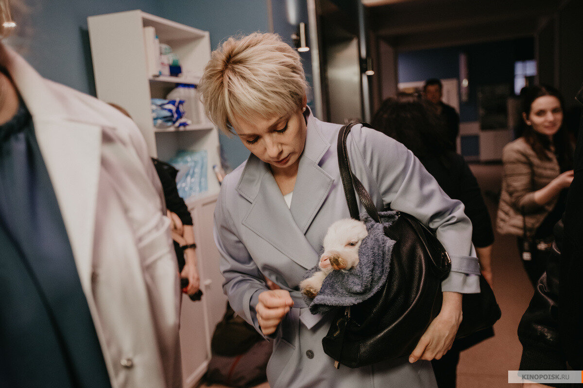 На съемочной площадке