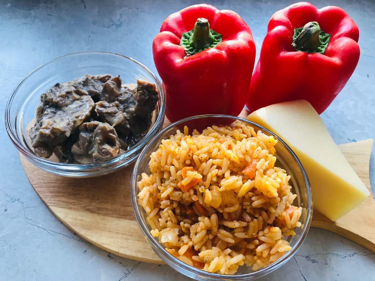 Продукты для фаршированных перцев 