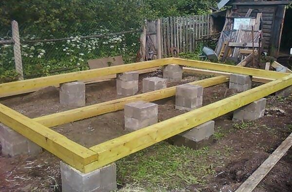 Столбчатый фундамент 