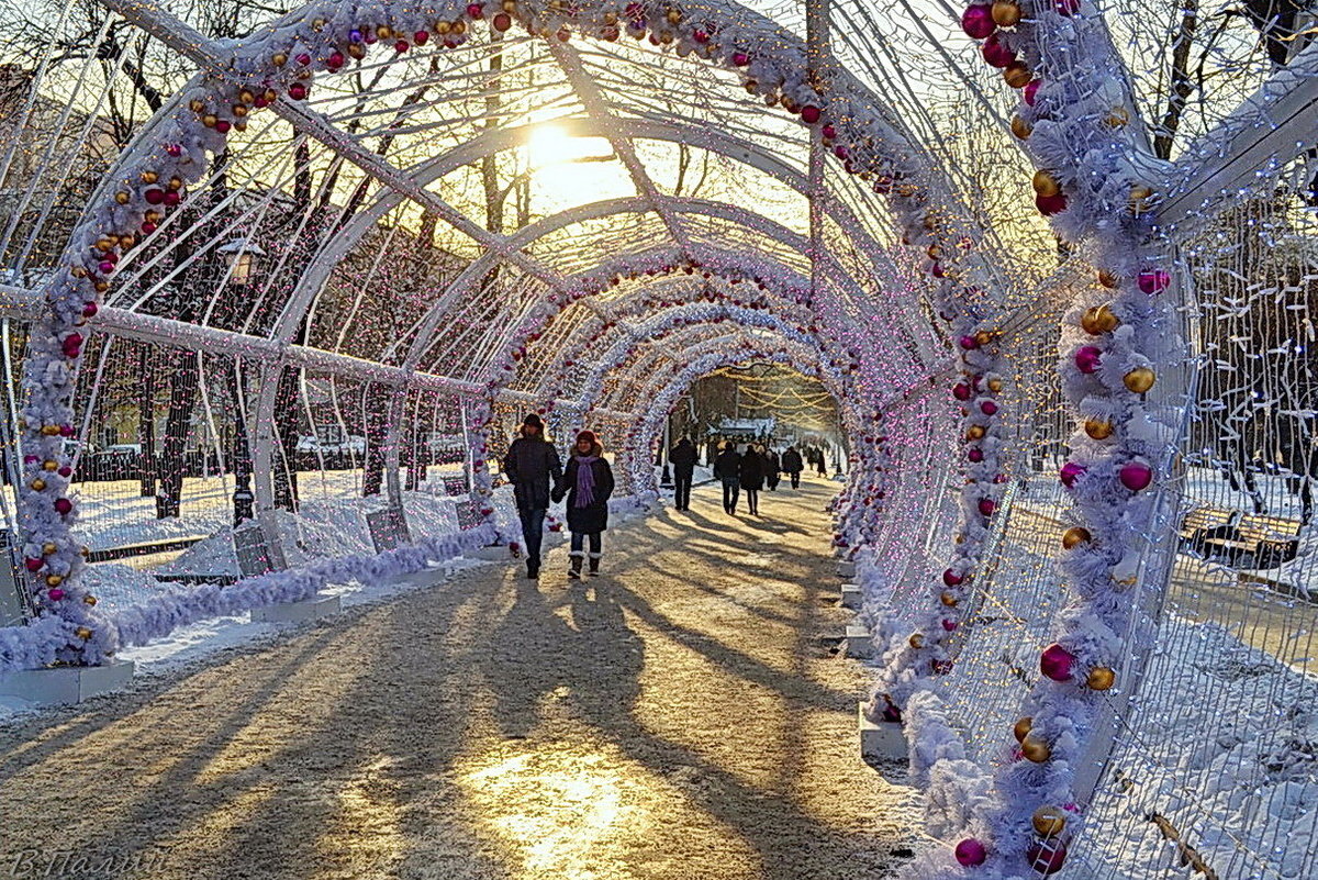Зимние места в москве для