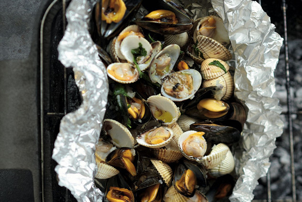 в 100 граммах моллюсков содержится 0,03 грамма железа