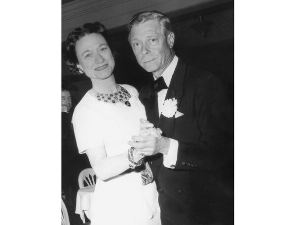 Уоллис Симпсок и Эдурад Виндзор, бывший король Эдуард VIII