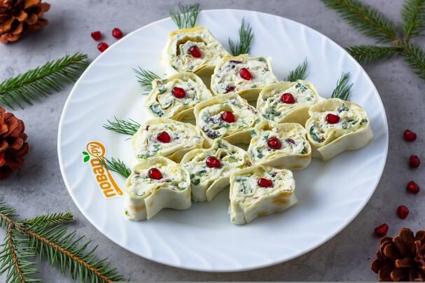 Сырный рулет из лаваша