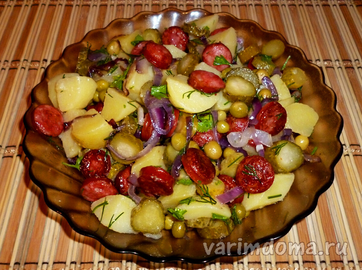 Немецкий картофельный салат 