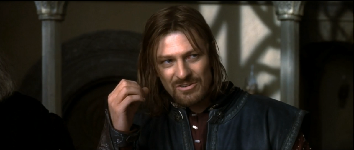 Кадр из фильма "Властелин колец: Братство кольца"