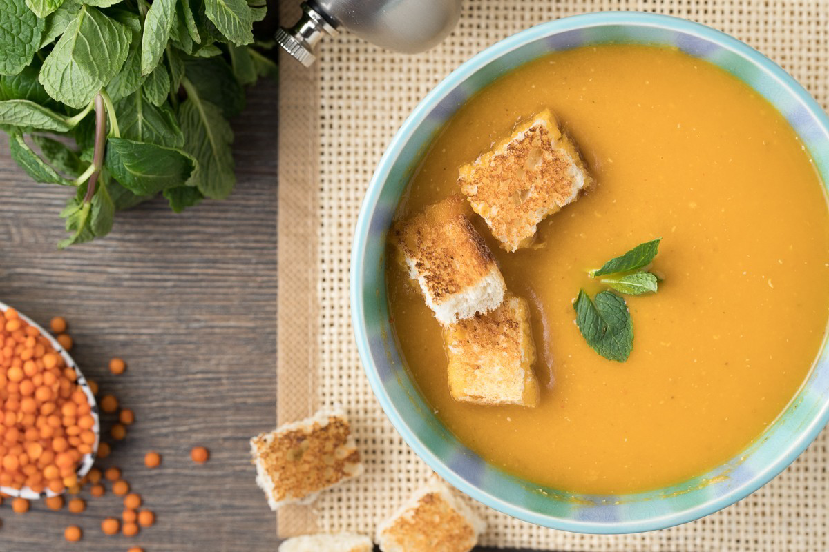 Самый простой рецепт приготовления чечевичного крем-супа