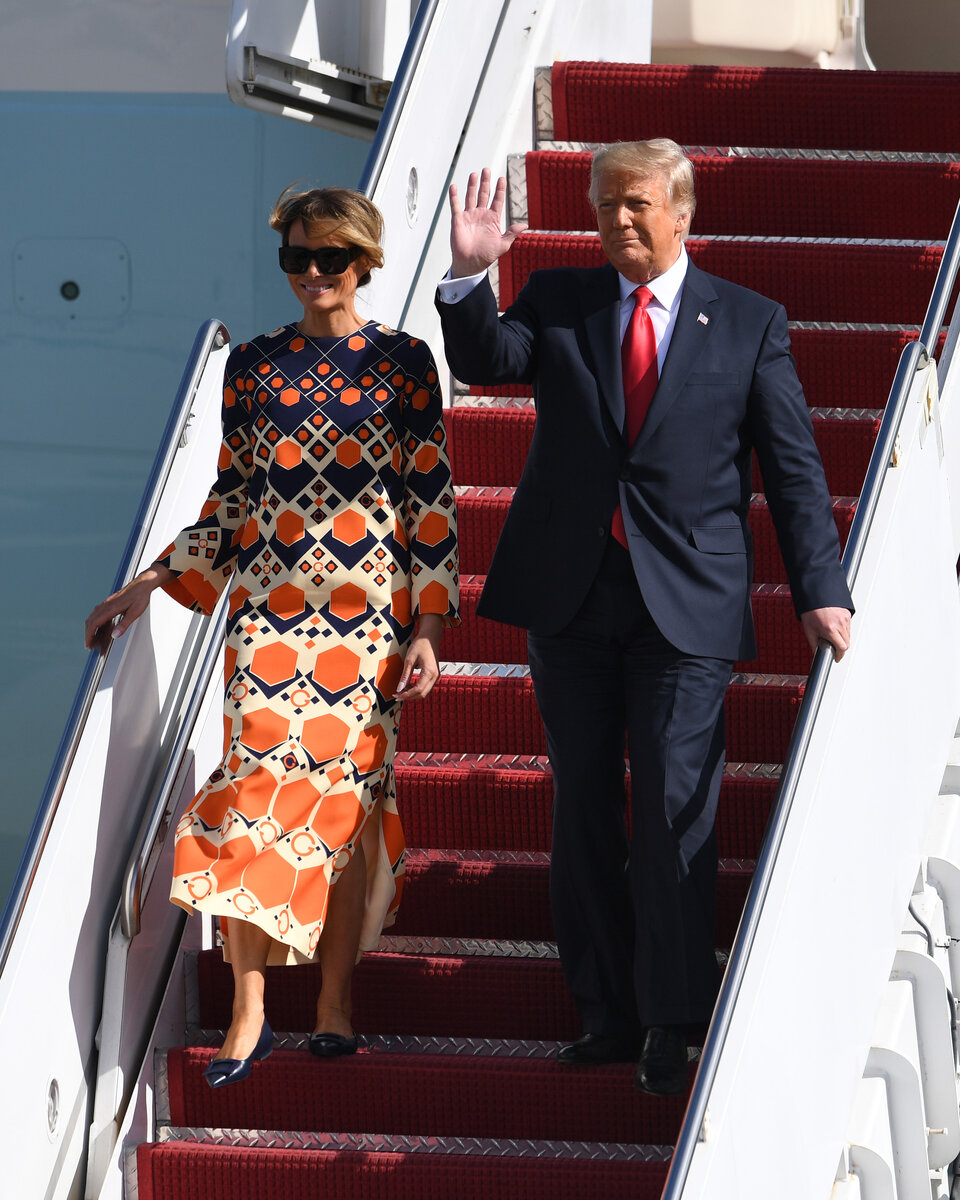 Источник фото: Gettyimages, Мелания и Дональд Трамп