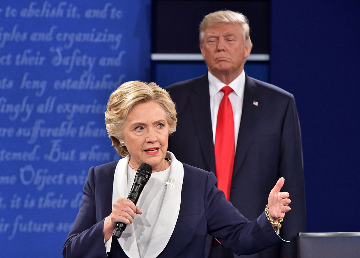 Источник фото: Gettyimages; Хиллари Клинтон и Дональд Трамп 