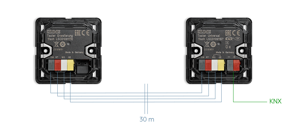 Новые выключатели Jung F10 KNX