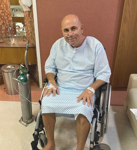 Иосиф Пригожин в коляске