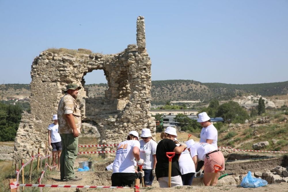 Раскопки в крепости Каламита, лето 2021 года. Фото: chersonesos-sev.ru