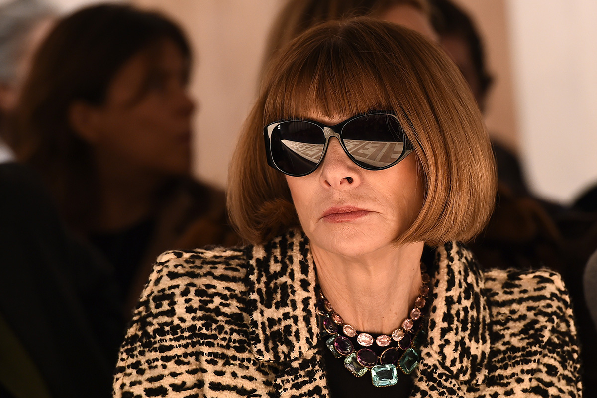 Главный редактор американского Vogue Анна Винтур.