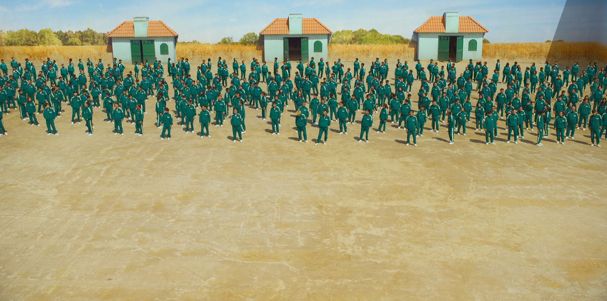 Кадр из сериала "Игра в кальмара"