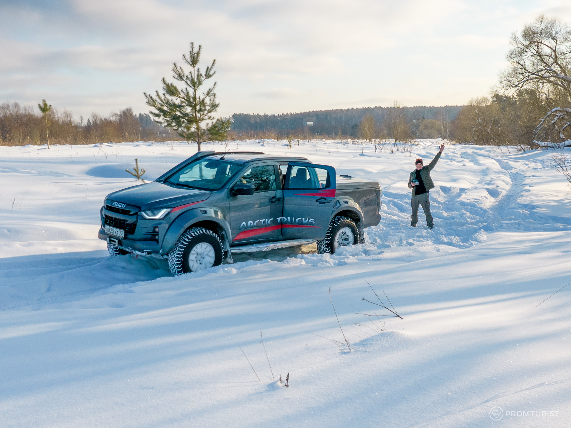 Протестировал Isuzu D-max Arctic Trucks. Монстрический внедорожник, который можно купить в РФ ???3