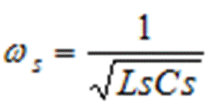 - собственная резонансная частота контура, образованного элементами демпфера Ls  и Cs.