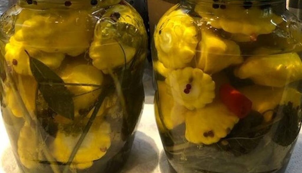Маринованные патиссоны 