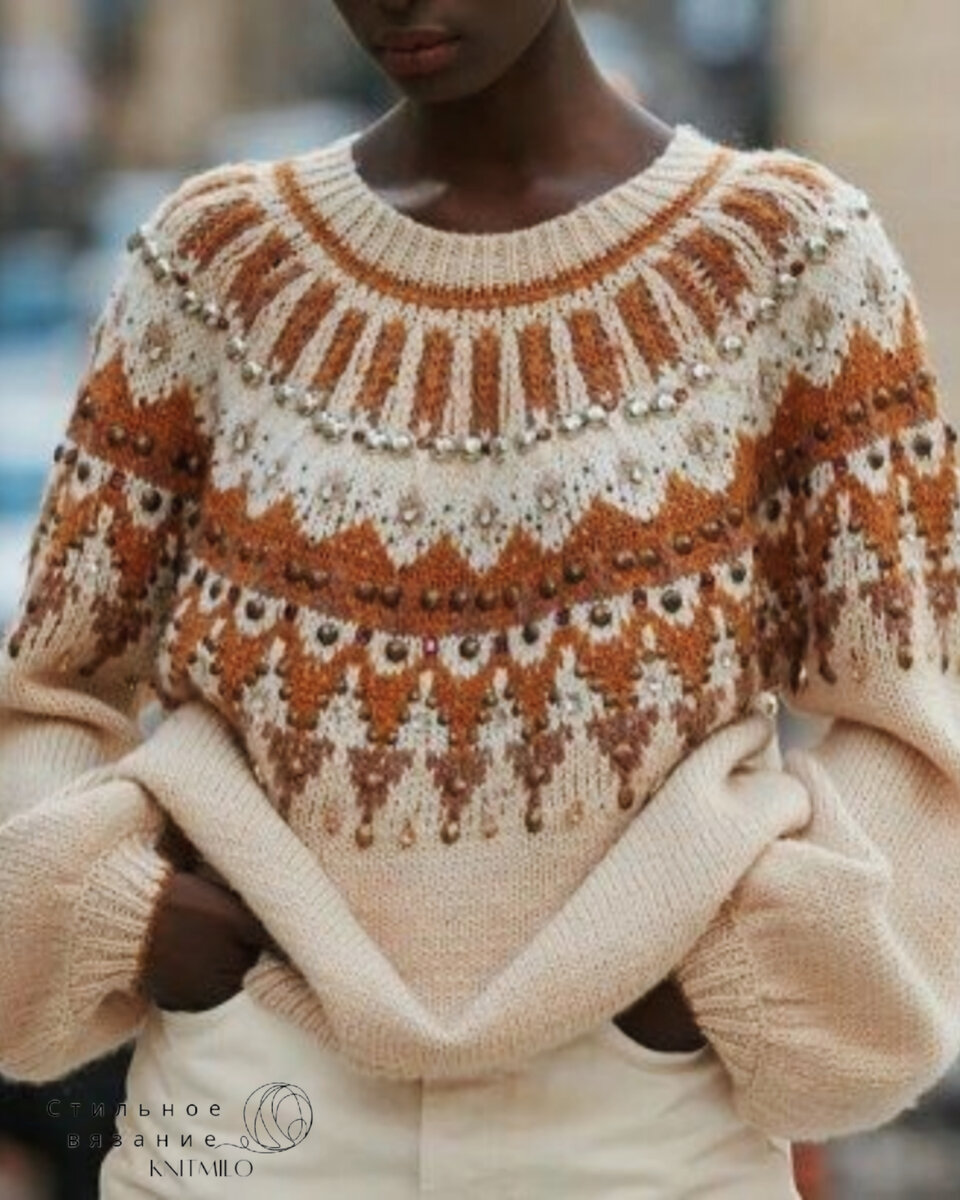 Стильный жаккард? | Стильное вязание KNITMILO | Дзен