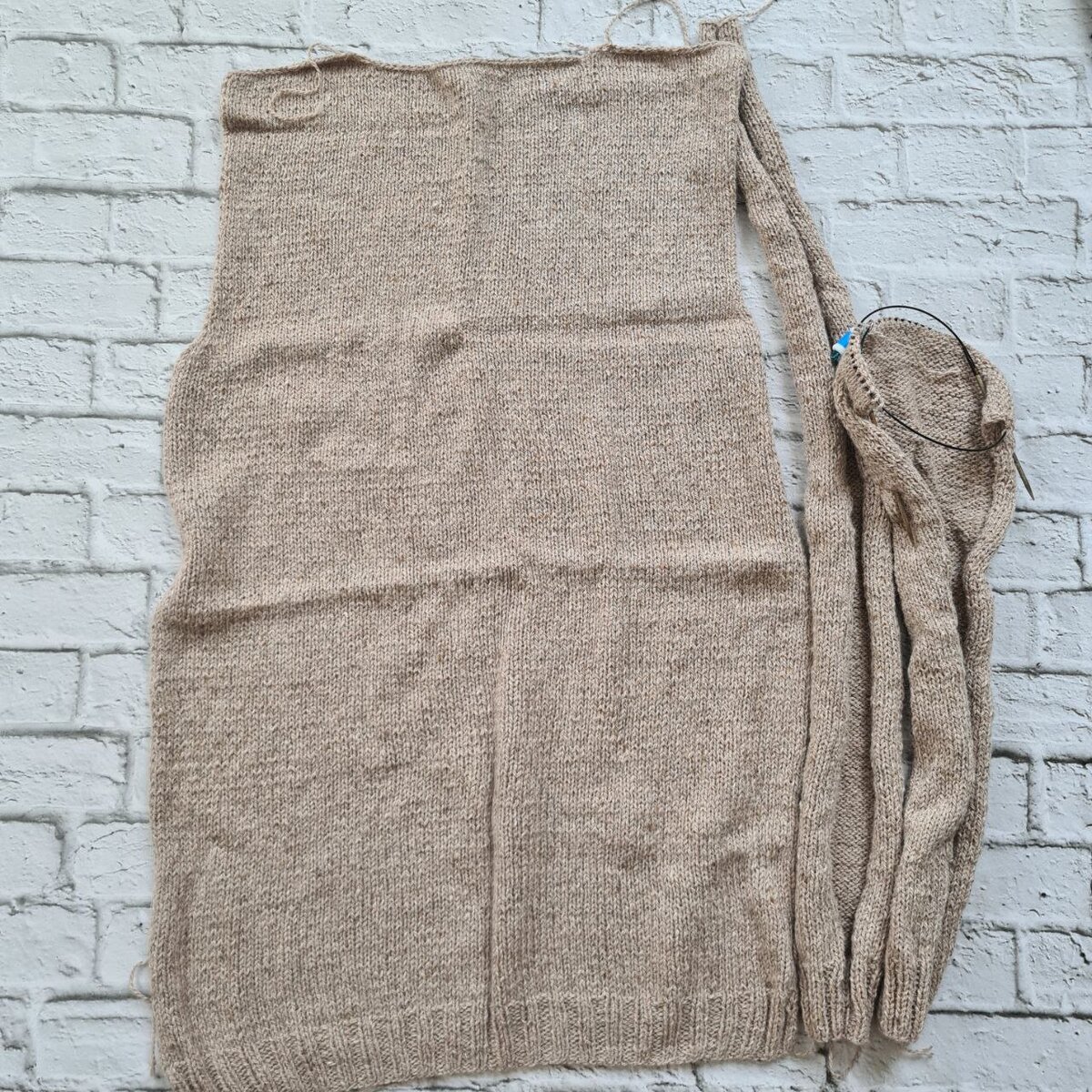 Сшивной кардиган из Drops Soft Tweed