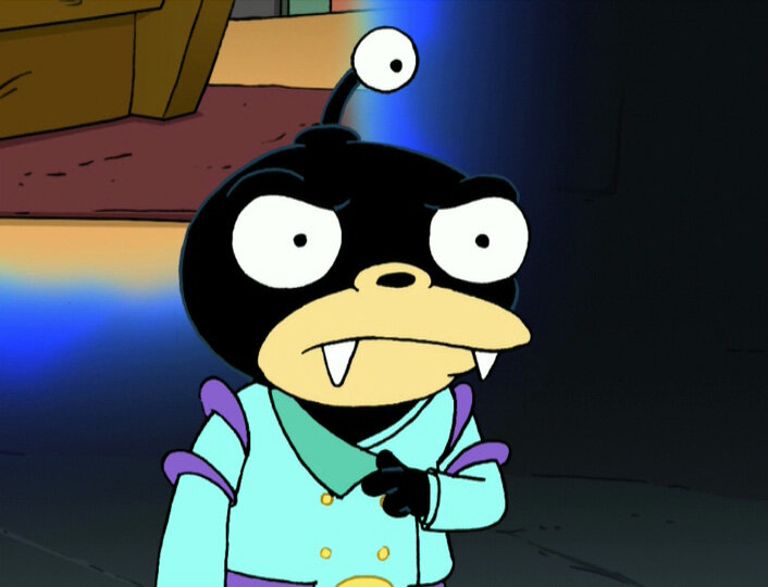 Зубастик-Нибблер с ооооочень длинным именем. Фото с сайта https://theinfosphere.org/File:Lord_Nibbler.jpg 