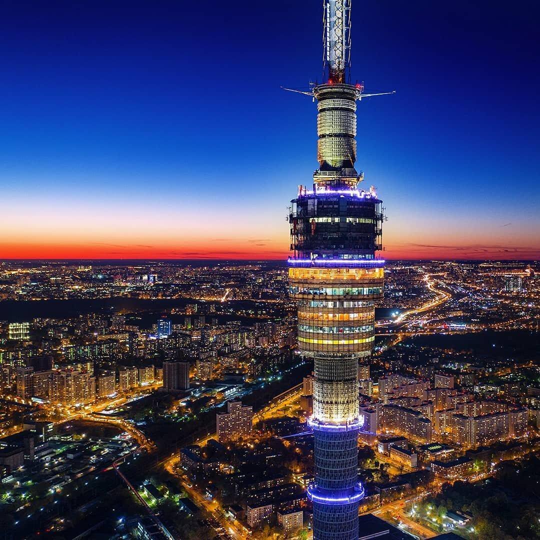 Телевизионная башня в москве