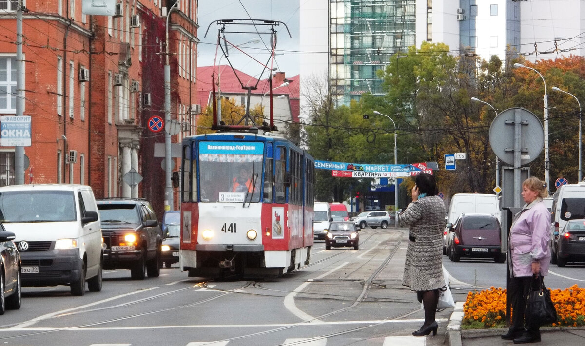 Чешские вагоны образца 80-х и сегодня ещё можно увидеть на улицах Калининграда