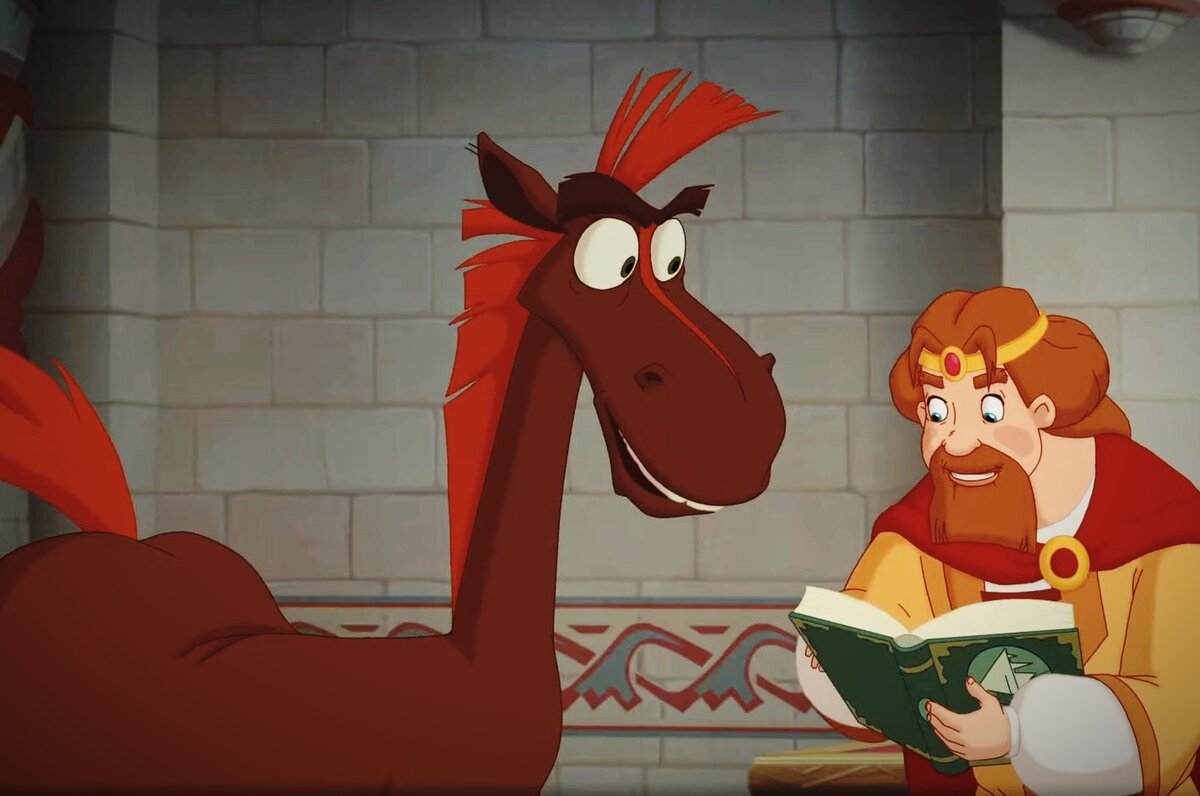 Кадр из мультфильма "Три богатыря" 