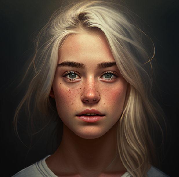 Девушка блондинка