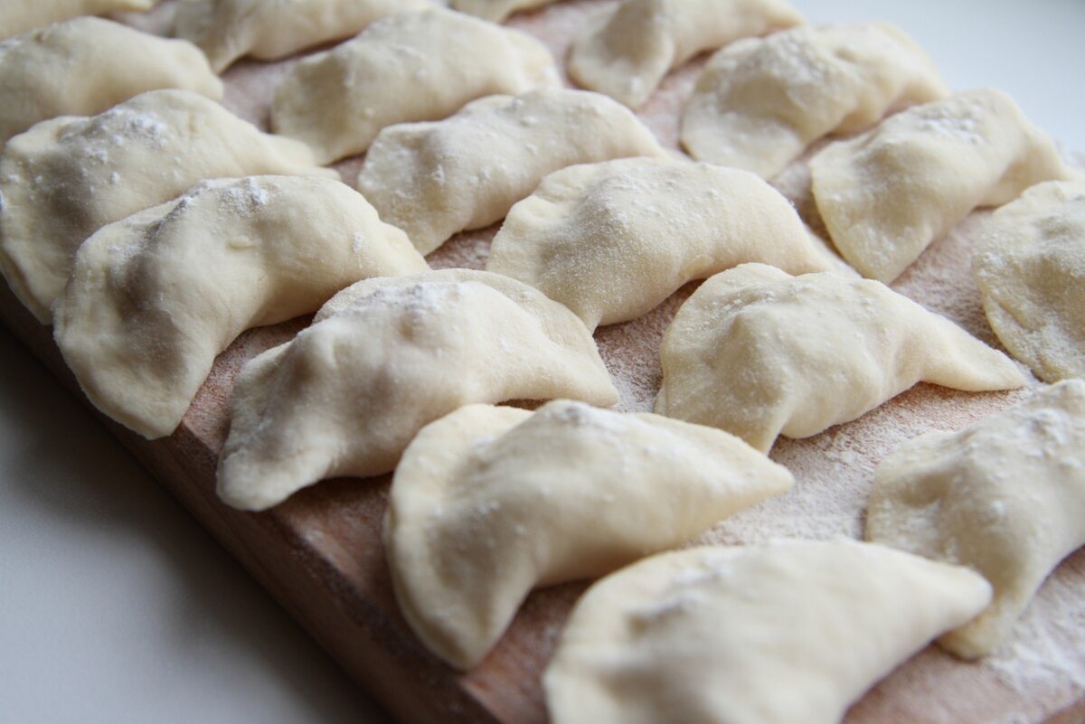 Манты косичкой