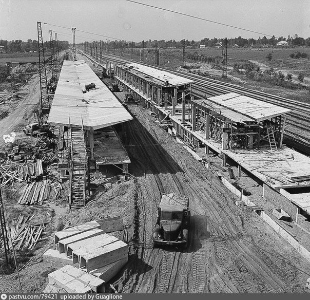 Станция метро "Ждановская", 1964 г. 