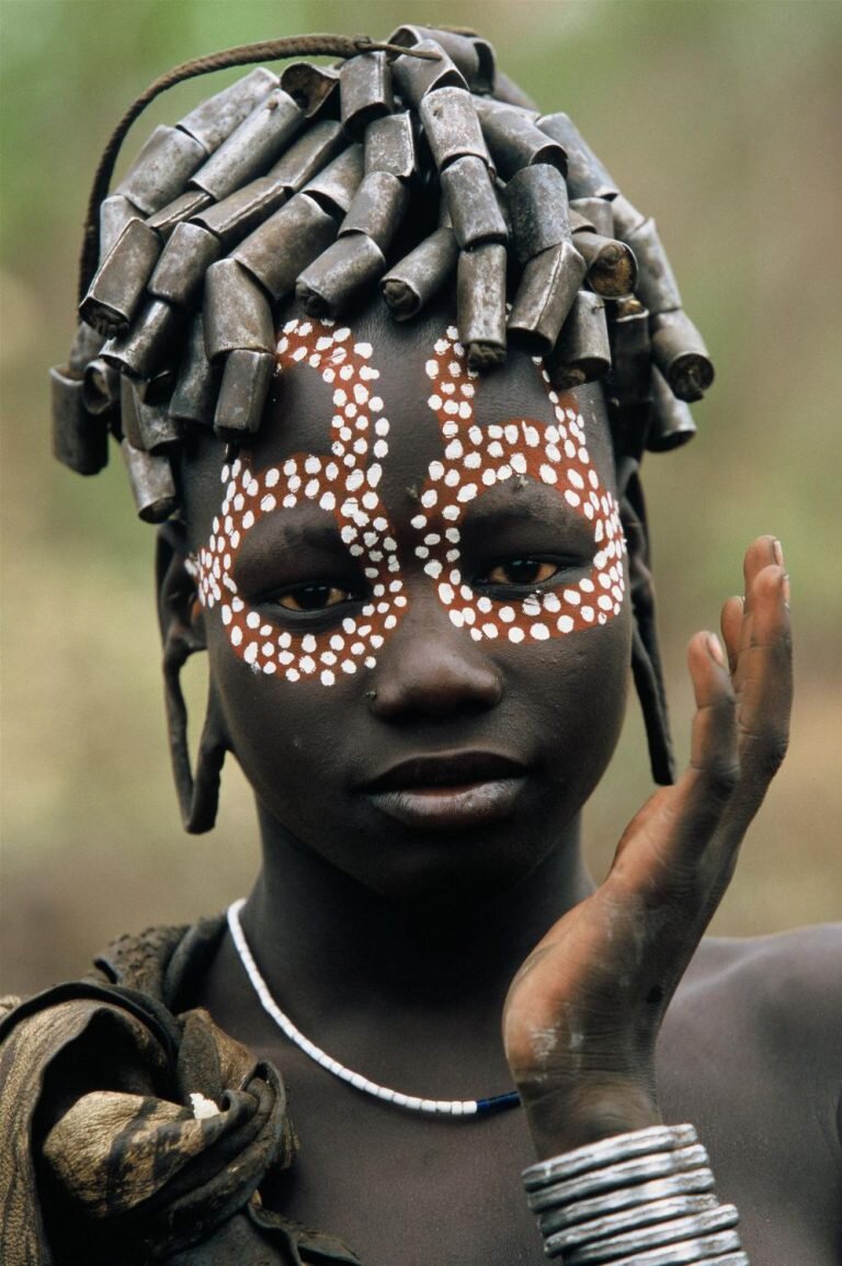 Африканское племя Сурма