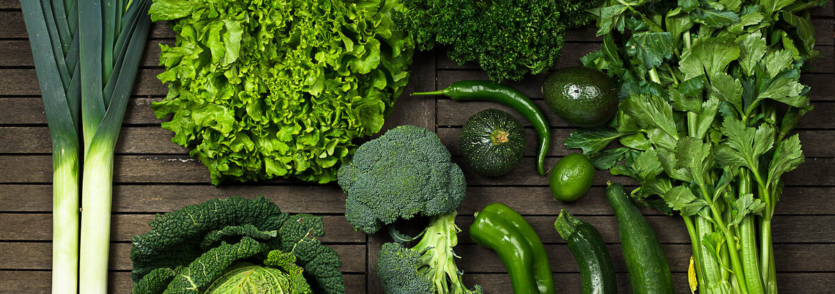 Зеленые овощи отлично помогут сбросить вес.