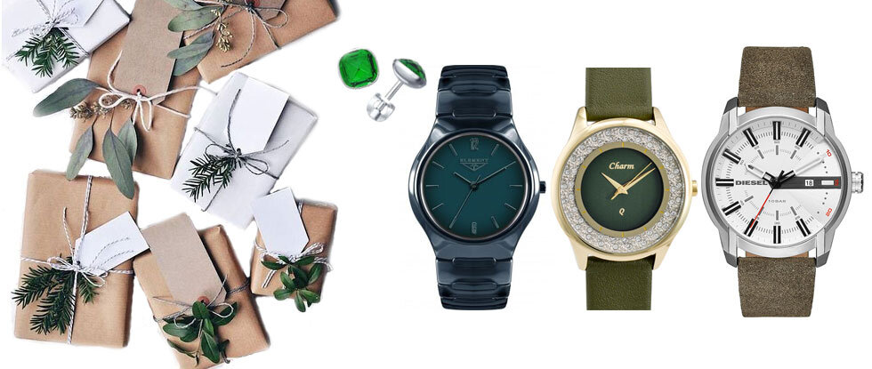 Артикулы представленных часов (слева-направо): DZ 1781, 15006050кк, 331519, серьги 94022056.