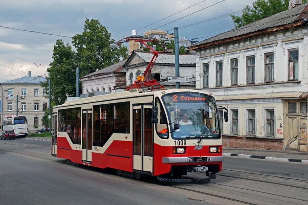 Трамваи нижнего новгорода фото