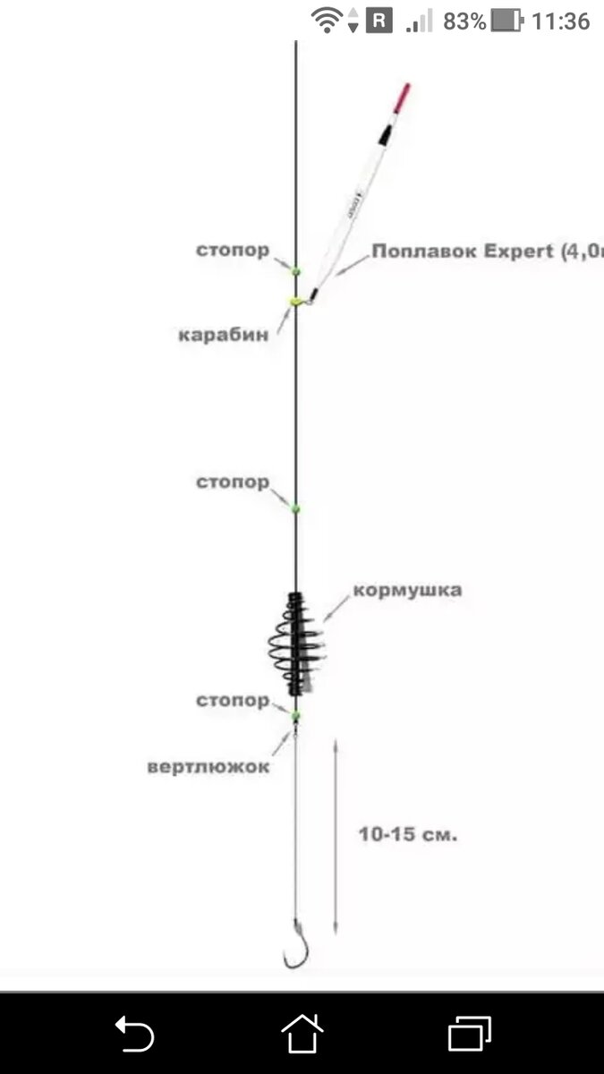 Донная Снасть с Кормушкой