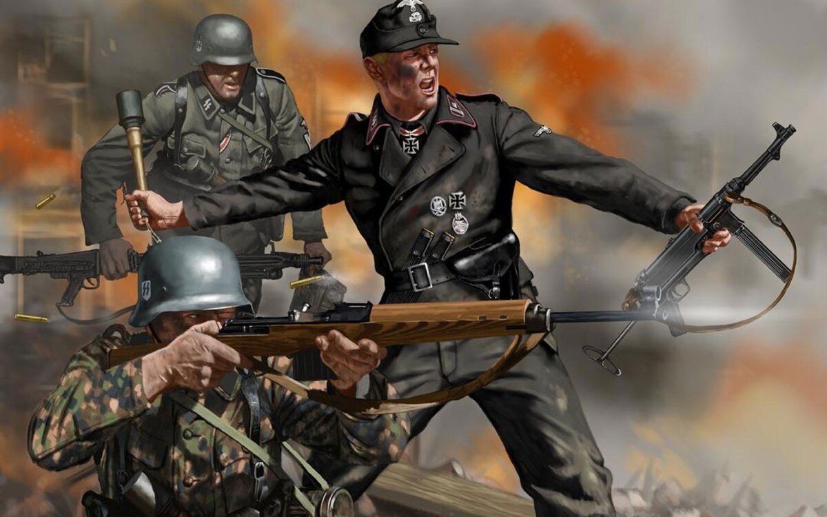 Waffen SS солдат арт