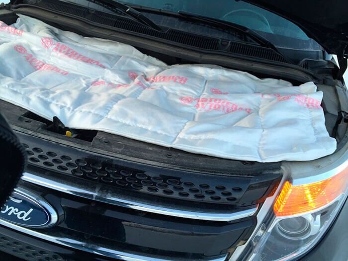 Автомобильное одеяло для двигателя: плюсы и минусы.