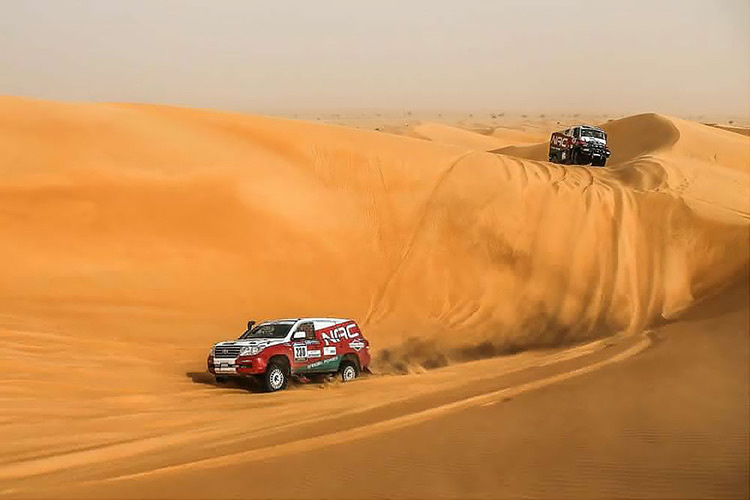 Эпизод ралли "Амуль - Хазар" 2018 года. Фото с сайта Orient.tm