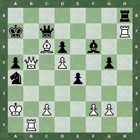Интересная шахматная головоломка, мат всего в 1 ход (головоломка 27)