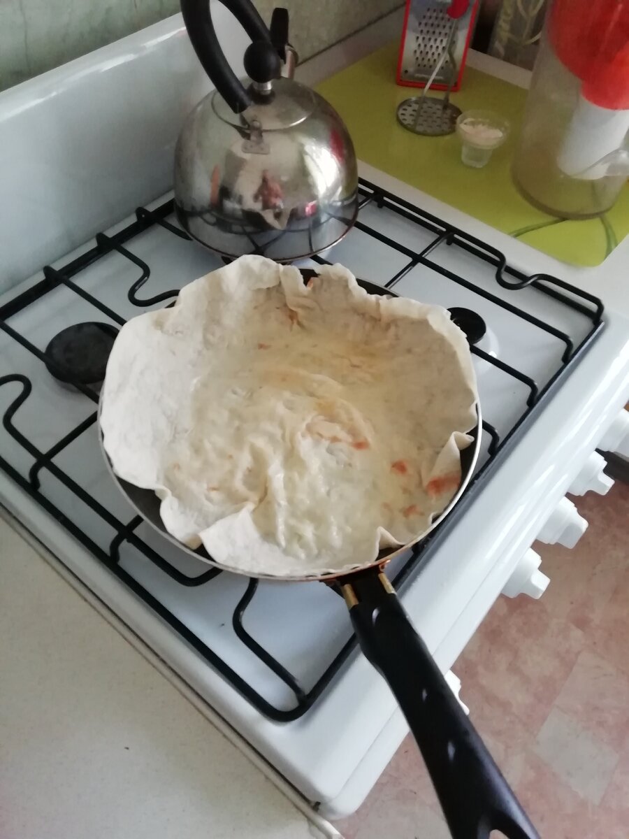 Лаваш на сковороде