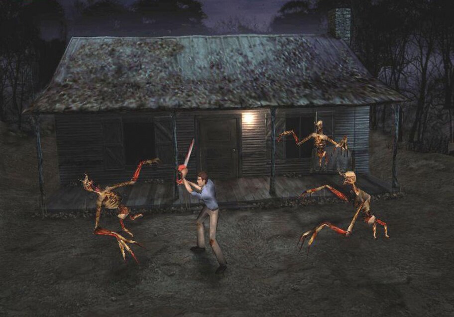 В отличие от фильма, в игре топливо у пилы очень быстро заканчивается.