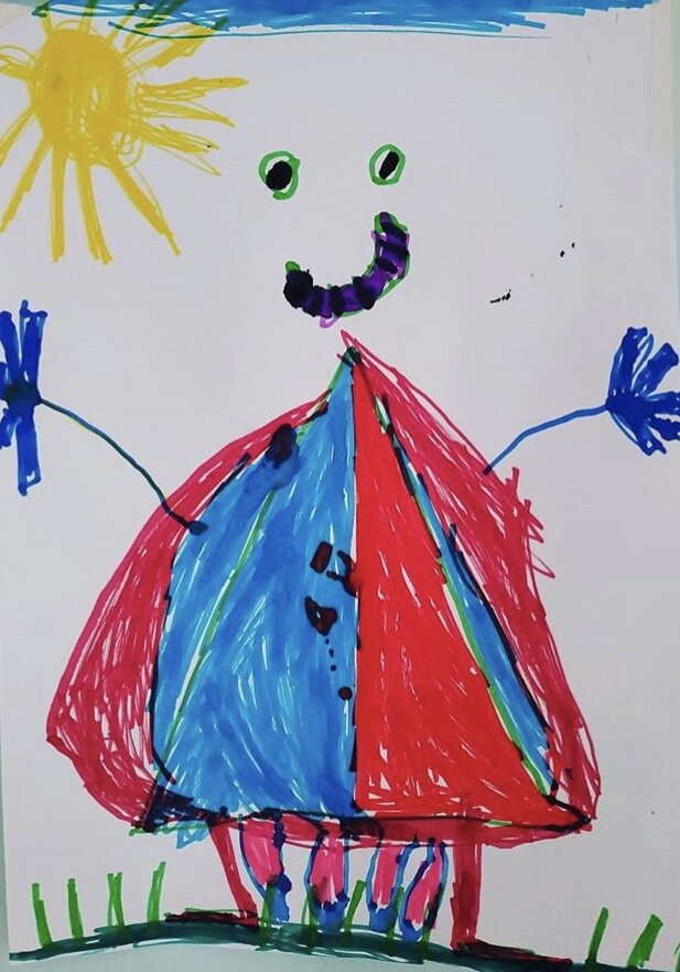 рисунок Александра Короленкова "Корова" https://www.instagram.com/little__m0nsters/